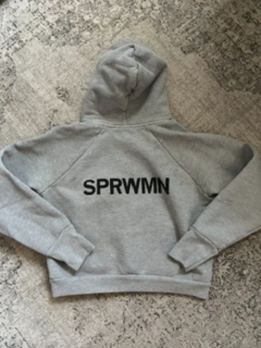SPRWMN Los Angeles Gray Hoodie M